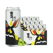 雪花啤酒（Snowbeer） 纯9  500ml*12听 整箱装