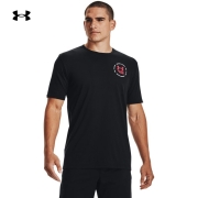 安德玛（UNDERARMOUR）Decode The Game男子高尔夫运动短袖T恤1367868 黑色001 L