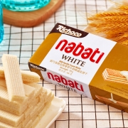 印尼进口纳宝帝Nabati丽芝士（Richeese）儿童休闲零食香草味威化饼干糕点早餐办公室下午茶点心580g(4盒装)