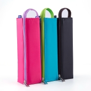 国誉（KOKUYO） 笔袋WSG-PC22大容量收纳袋可展开便携对开式男女笔袋方形学生文具袋 新配色 蓝绿