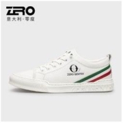 ZERO 零度男鞋时尚百搭免系带休闲鞋2022秋冬款真皮舒适耐磨板鞋男