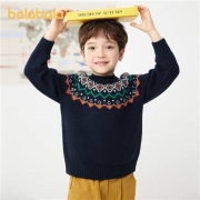 天猫U先：巴拉巴拉 儿童 民族风毛衣针织衫
