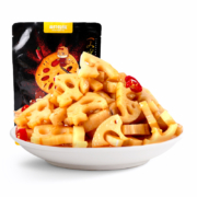 三只松鼠办公室休闲零食特产香辣藕片卤藕零食特产素食果蔬黑鸭味脆藕150g