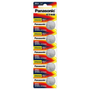 Panasonic 松下 CR2032 纽扣电池 3V 210mAh 5粒装