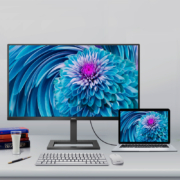 飞利浦 28英寸 4K IPS 10bit 智能分屏 119%sRGB 升降 FreeSync 窄边框 设计办公显示器 娱乐显示屏 288E2E