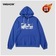 ViiSHOW 维秀1991年 春季加绒卫衣男文艺潮流连帽宽松加绒加厚男女同款卫衣男