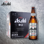 Asahi朝日啤酒（超爽生）11.2度 630ml*12瓶 整箱瓶装