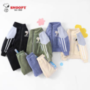 Snoopy 史努比 摇粒绒休闲套装二件套