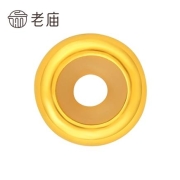 聚划算百亿补贴：老庙黄金 足金转运珠串珠 0.3g
