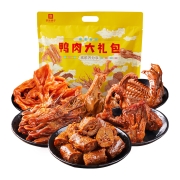 良品铺子鸭肉大礼包肉食类卤味零食小吃鸭舌鸭掌鸭脖鸭肉整箱囤货