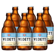 双11预售：VEDETT 白熊 精酿啤酒 330ml*6瓶
