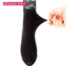 ATSUGI/厚木日本进口蕾丝边短丝袜秋冬女袜女短袜子保暖