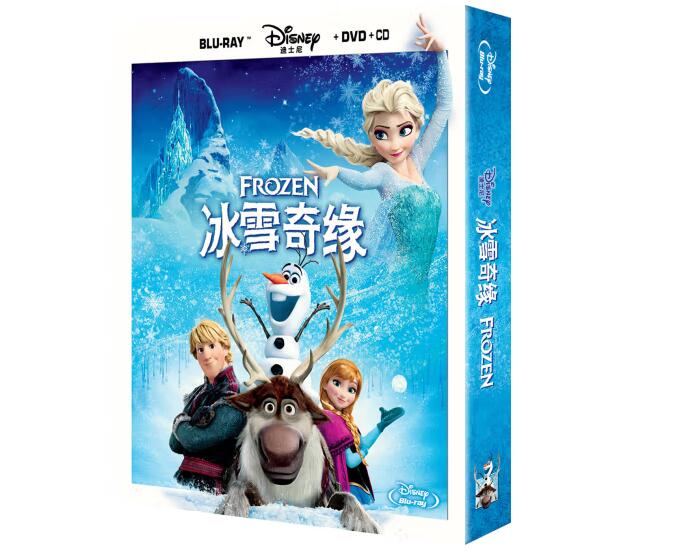 冰雪奇缘（蓝光碟 BD+DVD+CD）