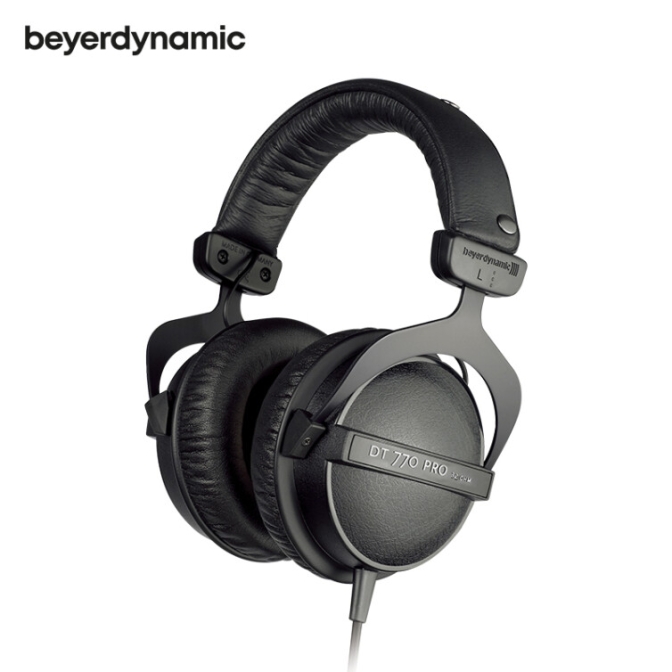 beyerdynamic/拜雅 DT770 PRO 头戴式 专业录音 封闭式监听耳机 32欧低阻版