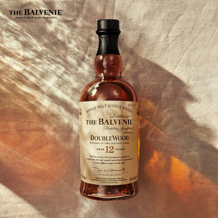 苏格兰百富（The Balvenie）双桶陈酿 12年单一麦芽 苏格兰威士忌洋酒700ml