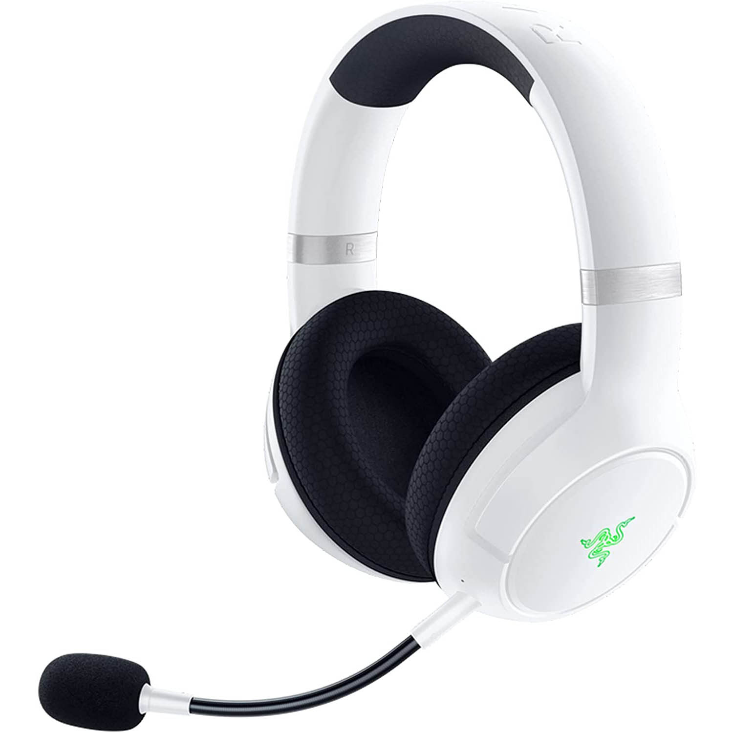 Razer 雷蛇 Kaira Pro 无线游戏耳机,适用于 Xbox Series X|S,Xbox One:Triforce Titanium 50 毫米驱动器 - 超心麦克风 - *移动麦克风 - EQ 配对 - Xbox 无线和蓝牙 5.0 - 白色