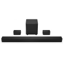 VIZIO - 5.1 声道 V 系列条形音箱，带无线低音炮和杜比音频 5.1/DTS Virtual:X - 黑色