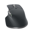 罗技（Logitech） MX Master 3S 无线蓝牙鼠标双模商务办公鼠标多设备切换充电 Master 3S 石墨黑