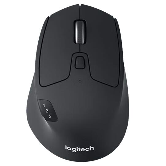 罗技（Logitech） M720 蓝牙优联双模家用办公无线鼠标 右手鼠标 大手鼠标 企业采购 黑色
