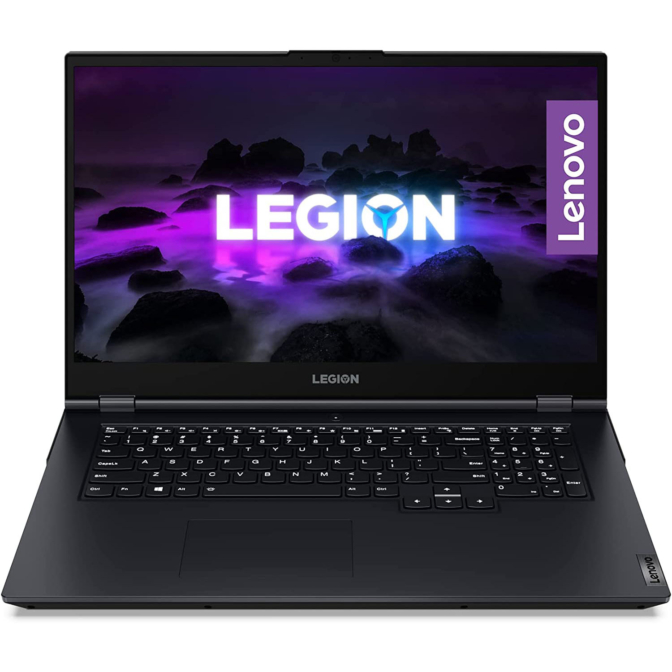 Lenovo 联想 Legion 5 笔记本电脑 43.9 厘米(17.3 英寸,1920 x 1080,全高清,宽视图,防反光)游戏笔记本电脑(AMD Ryzen 5 5600H,16 GB 内存,512 GB 固态硬盘,NVIDIA GeForce RTX 3050,Win11 家庭版)深蓝色 + Prem