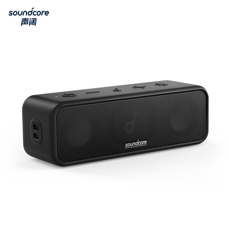 Anker soundcore 2蓝牙音箱双喇叭家用重低音户外便捷式防水钢炮