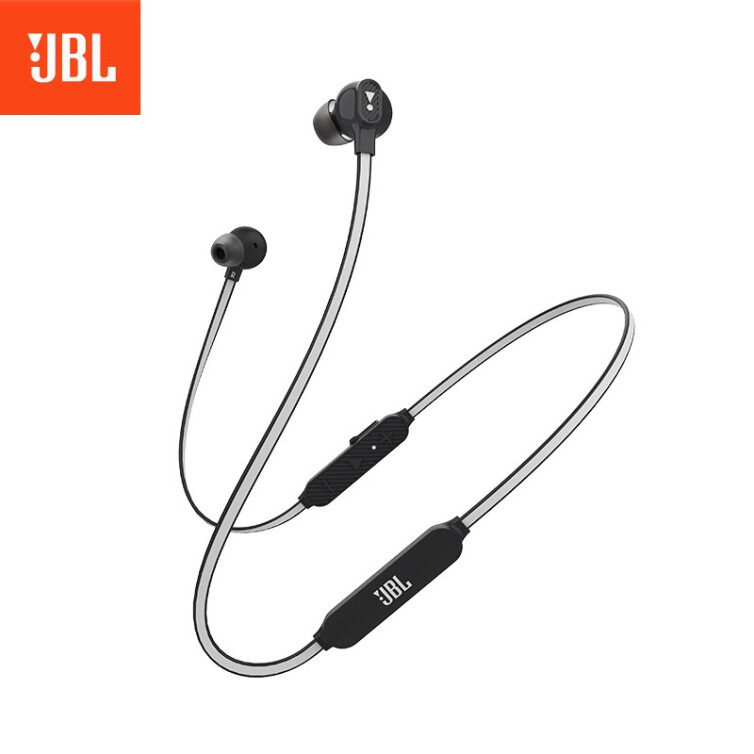 JBL C135BT 入耳式无线蓝牙耳机防汗防水运动耳麦颈挂式磁吸苹果安卓手机游戏情人节礼物 夜空黑