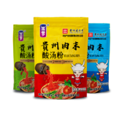 玉梦 贵州特色凯里酸汤肉沫米粉200g*3装