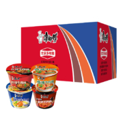 88VIP：康师傅 方便面 经典桶 红烧+酸辣+香辣+鲜虾 共12桶*3件
