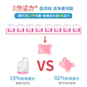 惠寻 京东自有品牌 洗衣凝珠100颗 抑菌除螨 四效合一浓缩洗衣液 洁净柔顺洗衣珠