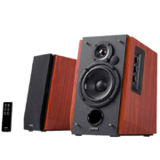 漫步者（EDIFIER） R1700BT蓝牙音箱 2.0HIFI低音炮笔记本台式电脑音响木质书架音箱 官方标配