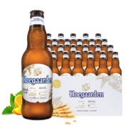 福佳（Hoegaarden） 比利时风味精酿啤酒  福佳白啤酒 330ml*24瓶活动款