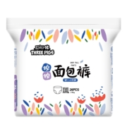 三只小猪Thethreepiggy控控拉拉裤XXXL码26片（≥18KG）大码婴儿尿不湿柔软超薄干爽透气 面包裤
