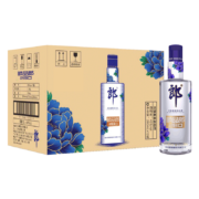 郎酒 顺品郎蓝顺 浓酱兼香型白酒 45度280ml*12瓶 整箱装 （光瓶粮食酒）