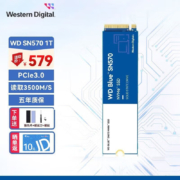 西部数据（WD） SN570 固态硬盘M.2 PCIE NVMe 2280台式机笔记本电脑SSD 蓝盘SN570-1TB（sn550升级版）