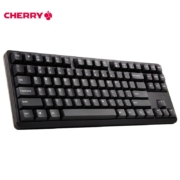 樱桃（CHERRY）G80-3000S TKL G80-3830LUAEU-2机械键盘 88键有线键盘 游戏键盘 无钢板PBT键帽 黑色 黑轴