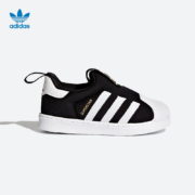 adidas阿迪达斯秋冬季三叶草SUPERSTAR 360男婴童经典运动鞋学步鞋S82711黑色22码/125mm/5-k