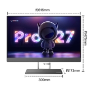 联想（Lenovo） 窄边框 一体台式机电脑 2.5K高分100Hz高刷屏 小新Pro 27英寸：12代i5 16G 1TB SSD 集显 JBL 音响