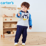 面料柔软！Carter's 孩特 儿童外套长裤套装
