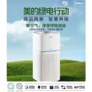 美的（Midea） 空气净化器除异味烟味家用除灰尘空气新风机除粉尘小型负离子净化空气伴侣 【高效净化】KJ230G-D46