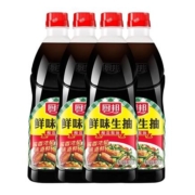 88VIP：厨邦酱油 鲜味生抽900ml*4瓶