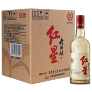 PLUS会员：红星 大曲酿 52%vol 清香型白酒 500ml*6瓶 整箱装
