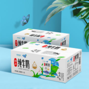新希望 蝶泉 邓川全脂纯牛奶 250g*16盒整箱