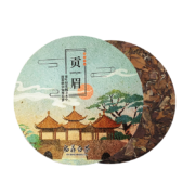 香彻（XIANGCHE）  陈香清新系列白茶饼 生晒原料贡眉白茶茶叶   可送礼或自饮 300g裸饼送密封袋