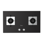 美的（Midea）燃气灶双灶天然气灶217B家用大火力灶具液化气灶煤气灶猛火灶双灶台式嵌入式双眼灶 【760mm大面板】4.8KW猛火灶217B 天然气