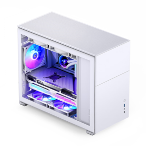 乔思伯（JONSBO）松果D31 标准版白色 MATX机箱（双360冷排/ATX电源/Type-c Gen2 10Gbps+/垂直风道/长显卡）