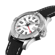 百年灵（BREITLING）复仇者自动机械腕表瑞士43白盘机械运动手表经典款A32397101A1X1