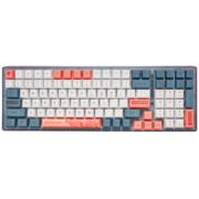 MACHENIKE 机械师 K600落日余晖机械键盘无线游戏键盘有线蓝牙键盘 办公无线键盘 100键帽-拔插轴红豆布丁