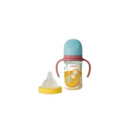 Pigeon 贝亲 自然实感第三代FUN系列 AA219 PPSU奶瓶 彩绘款 240ml 树懒宝宝 M码 3月+