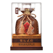 酒鬼酒 52度馥郁香型高度白酒收藏送礼  酒鬼紫坛（柔和）500ml单瓶装