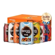 88VIP：Nestle/雀巢 即饮咖啡1.5倍咖啡因 浓咖啡饮料250ml*24罐+ 0脂 荞麦 方便面8连包
